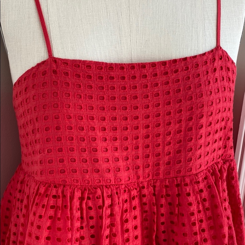 eyelet lace tent dress/ could be Maternity too - Picture 2 of 6